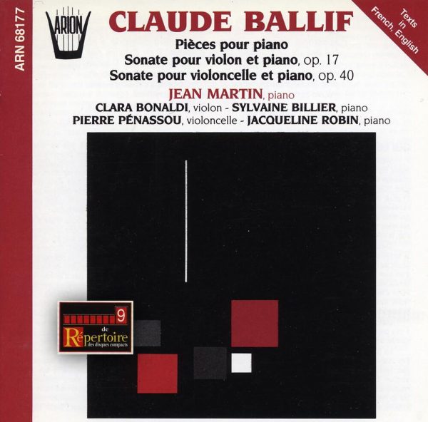Ballif - Pièces pour Piano & Sonates