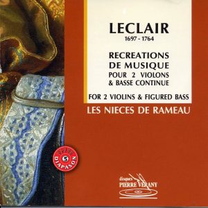 Leclair - Récréations de musique pour 2 violons & B.c.