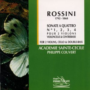 Rossini - Sonate a quattro N°1, 2, 3 & 4 pour 2 violons, violoncelle & contrebasse