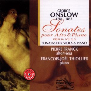 Onslow - Sonates pour alto & piano Opus 16