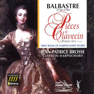Balbastre - Pièces de clavecin - 1er livre (1759)