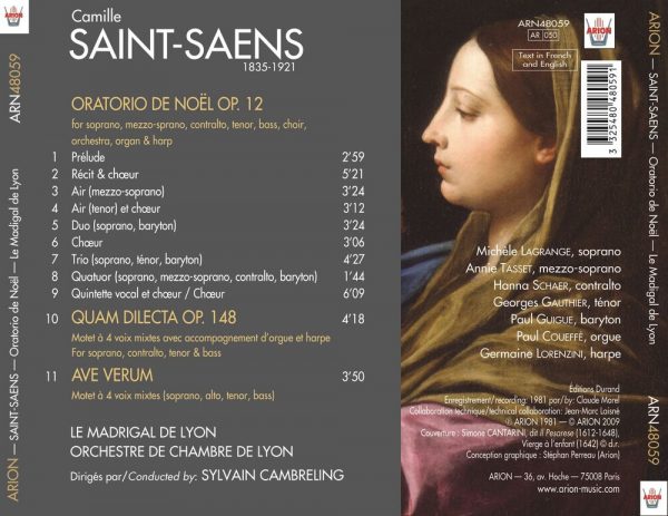 Saint-Saëns - Oratorio de Noël, Op. 12 - Motets