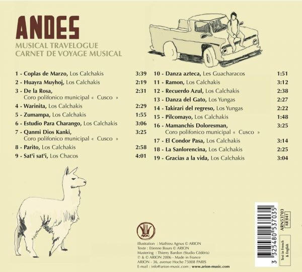 Carnet de Voyage - Les Andes
