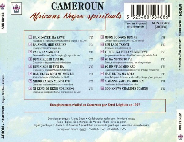 Cameroun - Négro-spirituals africains