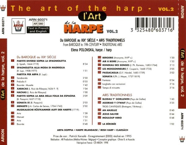 L'Art de la Harpe Vol. 2