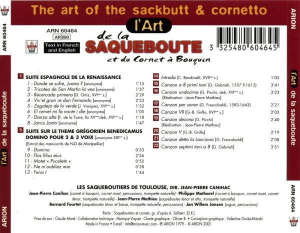L'Art de la Saqueboute et du Cornet à Bouquin
