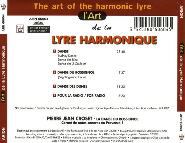 L'Art de la Lyre Harmonique