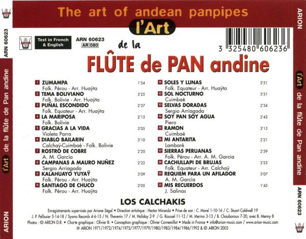 L'Art de la Flûte de Pan Andine