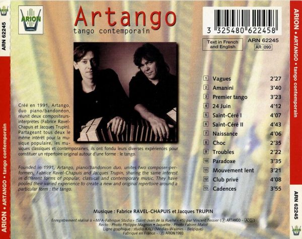 Artango - Tango Contemporain