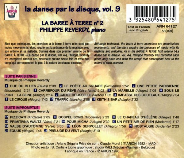La danse par le disque Vol.9 - Barre à terre N°2