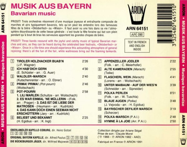 Musik aus Bayern - Musique Bavaroise