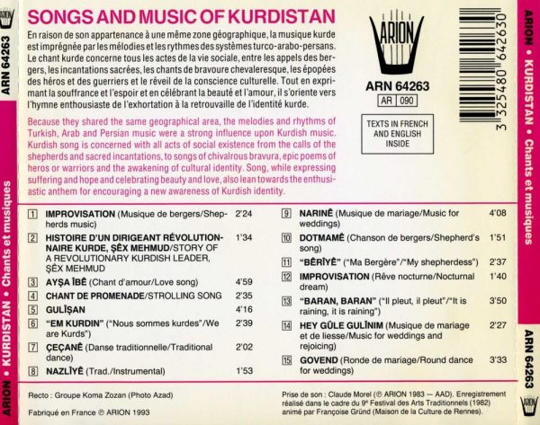 Kurdistan - Chants et danses