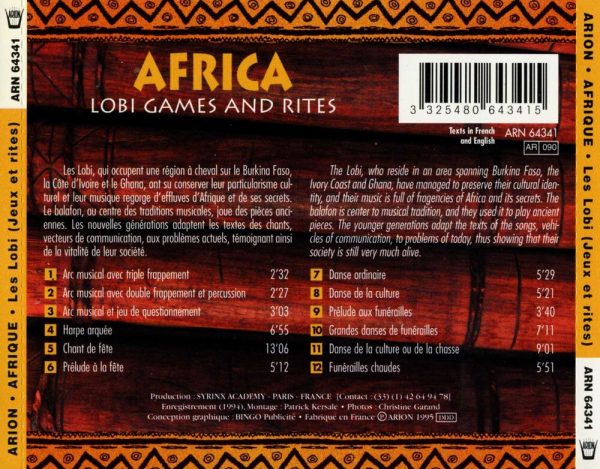 Afrique - Jeux et rites des Lobi