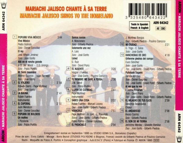 Mariachi Jalisco - Canta a su tierra