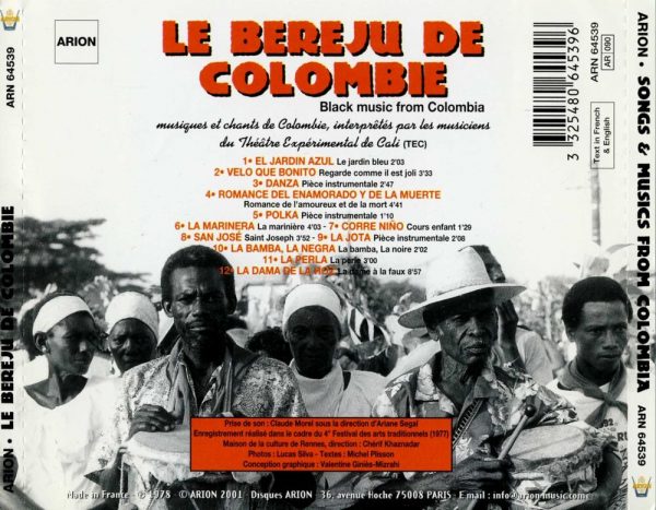 Le Bereju de Colombie - Chants et musiques noirs