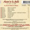 Adam de la Halle - Le Jeu de Robin et Marion