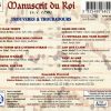 Manuscrit du Roi - Trouvères & Troubadours
