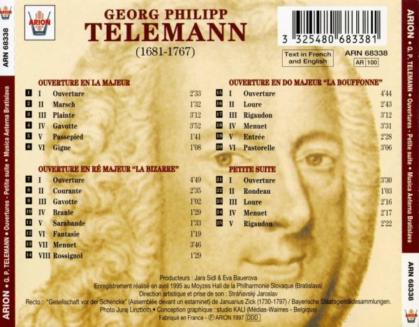 Telemann - Ouvertures - Petite Suite