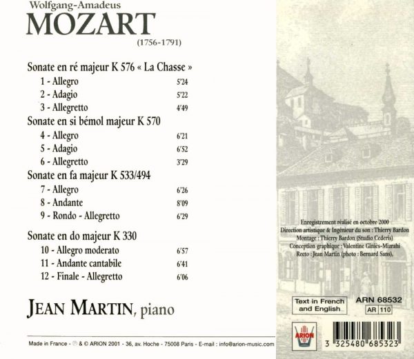 Mozart - Sonates pour piano
