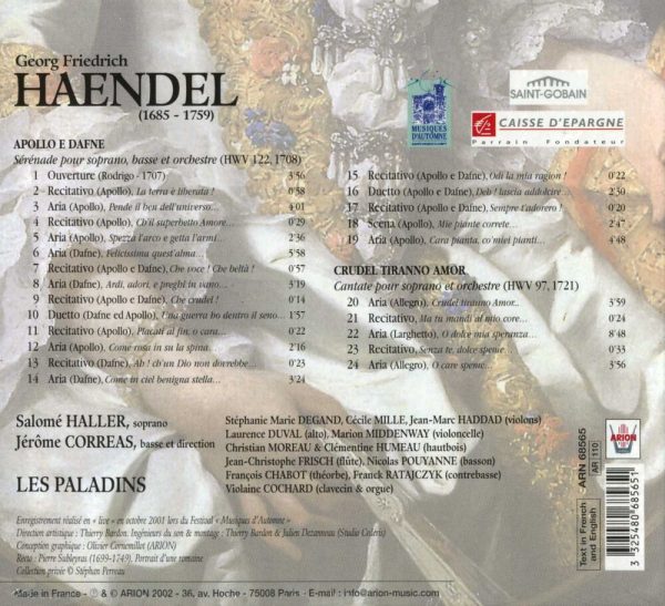 Haëndel - Apollo e Dafne