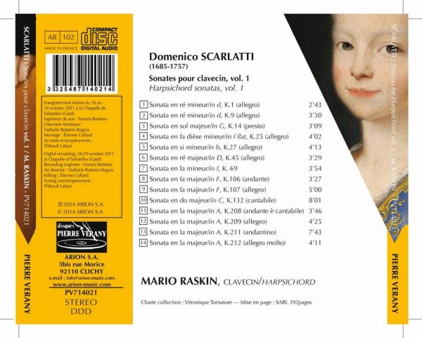 Scarlatti - Sonates pour clavecin Vol.1