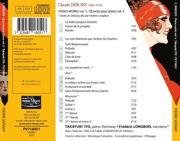 Debussy - Œuvres pour piano - Vol.5