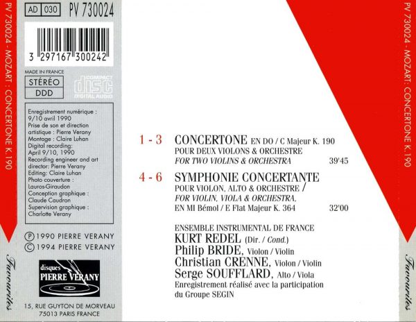 Mozart - Konzertante Sinfonie - Concertone